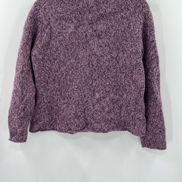Eileen Fisher Mock Neck Italian Yarn Sweater Sz M - Picture 3 of 3